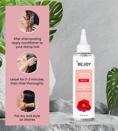 Bejoy Japanese Camellia Hair Oil 150 ml (Pack of 2)